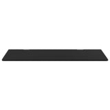 vidaXL Urinal Divider Wall-Mounted 90x40 cm Tempered Glass Black