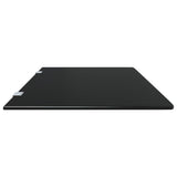 vidaXL Urinal Divider Wall-Mounted 90x40 cm Tempered Glass Black