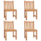 vidaXL 5-piece Garden Dining Set Solid Teak Wood