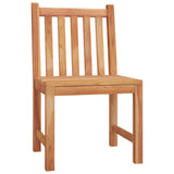 vidaXL 5-piece Garden Dining Set Solid Teak Wood
