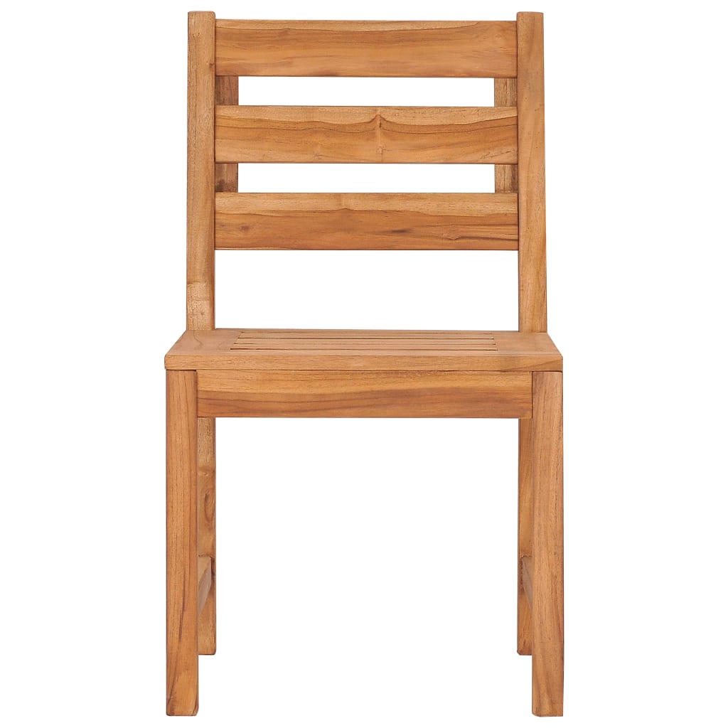 vidaXL Garden Chairs 4 pcs Solid Teak Wood