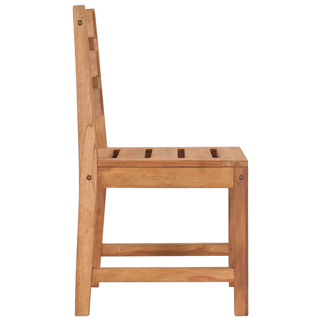 vidaXL Garden Chairs 4 pcs Solid Teak Wood