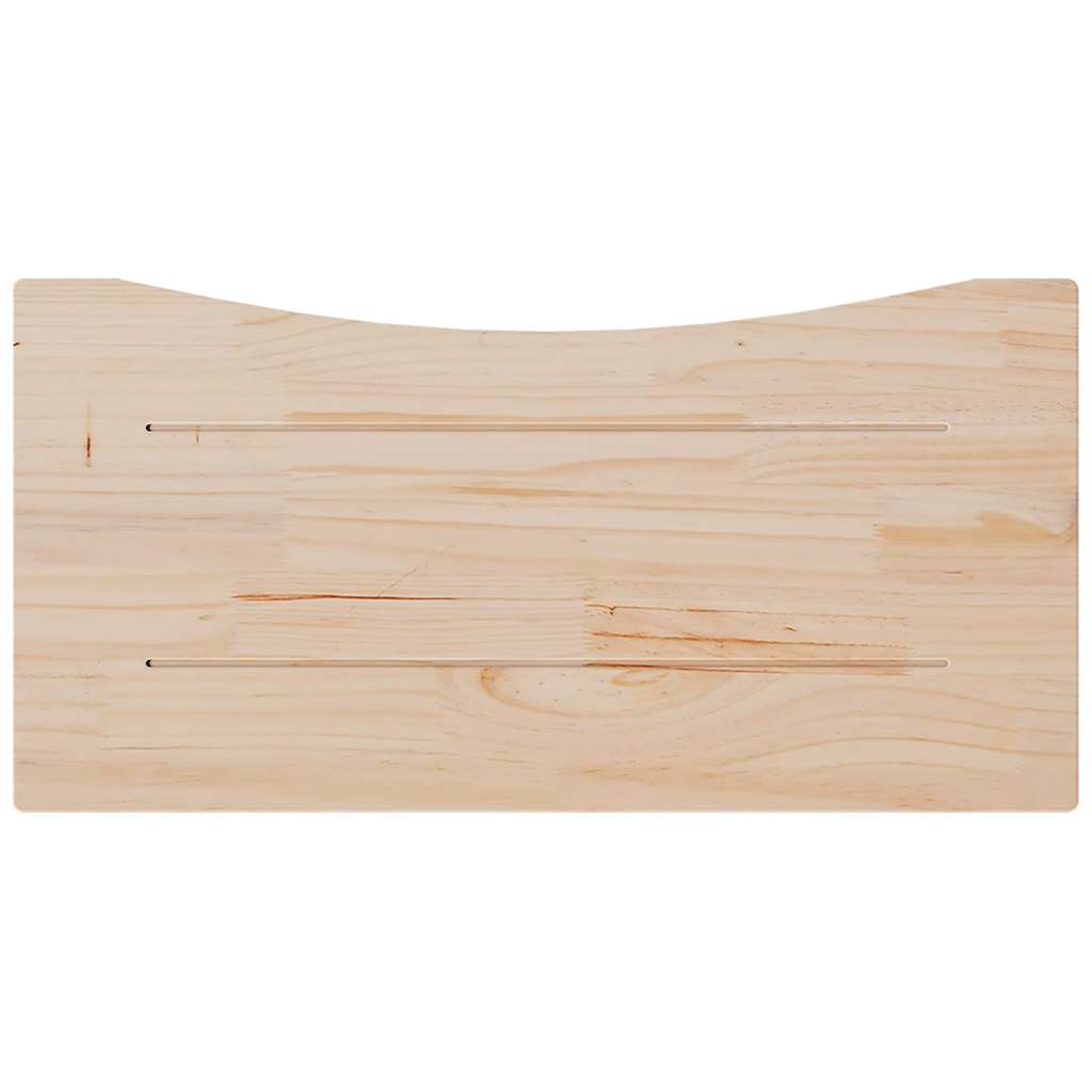 vidaXL Bureaublad 80x40x2,5 cm vert massif