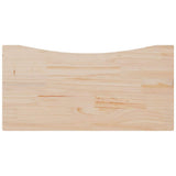 vidaXL Bureaublad 80x40x2,5 cm vert massif