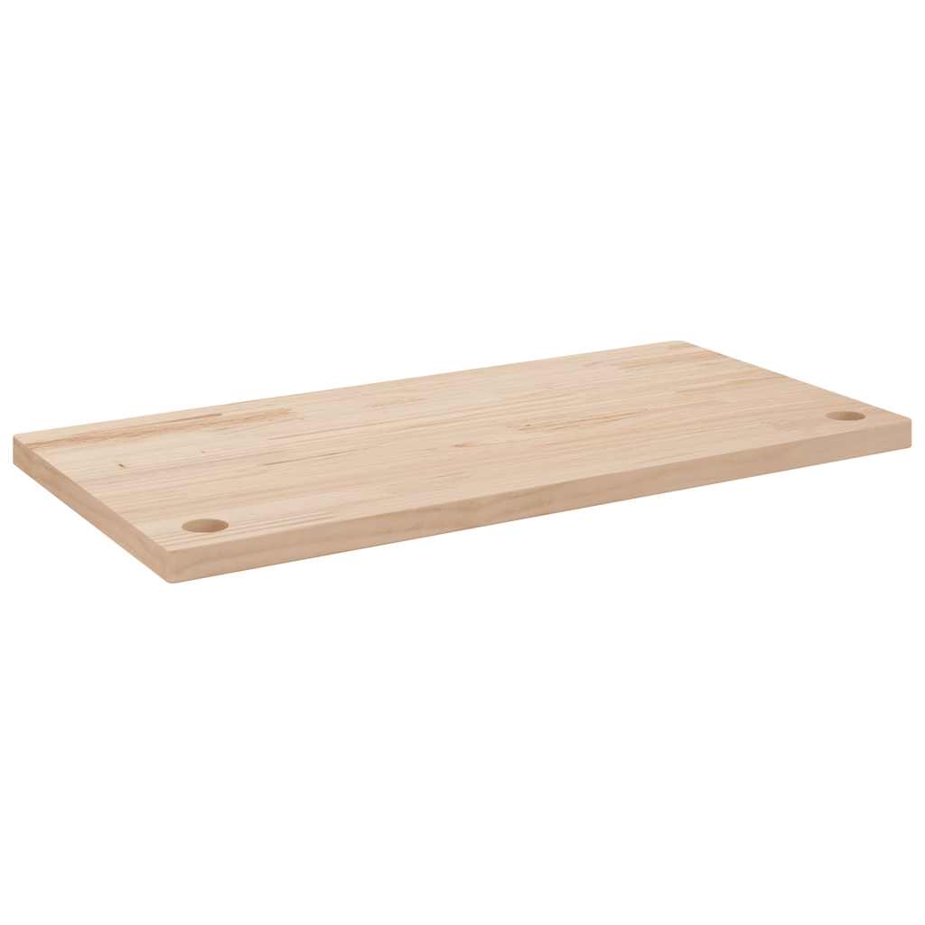 vidaXL Bureaublad 80x40x2,5 cm vert massif