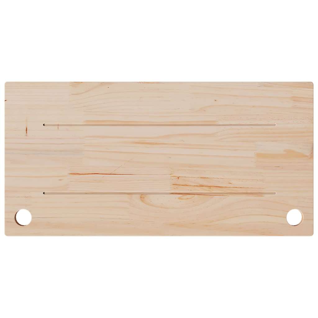 vidaXL Bureaublad 80x40x2,5 cm vert massif