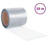 vidaXL Strip Curtain 200x1.6 mm 10 m PVC transparent