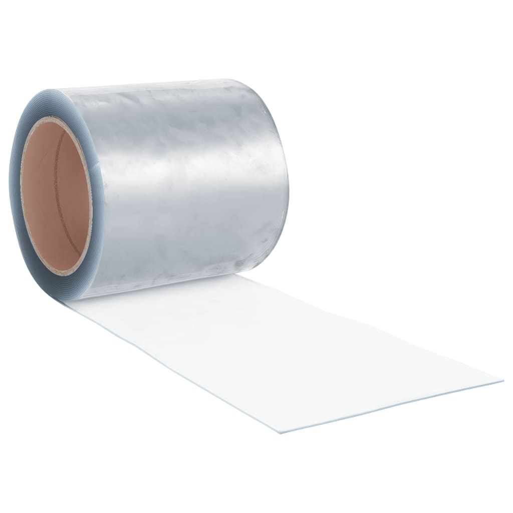 vidaXL Strip Curtain 200x1.6 mm 10 m PVC transparent