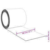 vidaXL Strip Curtain 200x1.6 mm 10 m PVC transparent