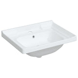 vidaXL Rectangular Wash Basin 61x48x23 cm Ceramic White