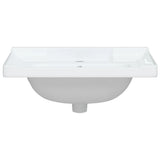vidaXL Rectangular Wash Basin 61x48x23 cm Ceramic White