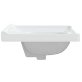 vidaXL Rectangular Wash Basin 61x48x23 cm Ceramic White