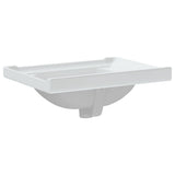 vidaXL Rectangular Wash Basin 61x48x23 cm Ceramic White