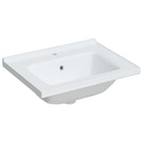vidaXL Rectangular Wash Basin 61x48x19.5 cm Ceramic White
