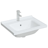 vidaXL Rectangular Wash Basin 61x48x19.5 cm Ceramic White