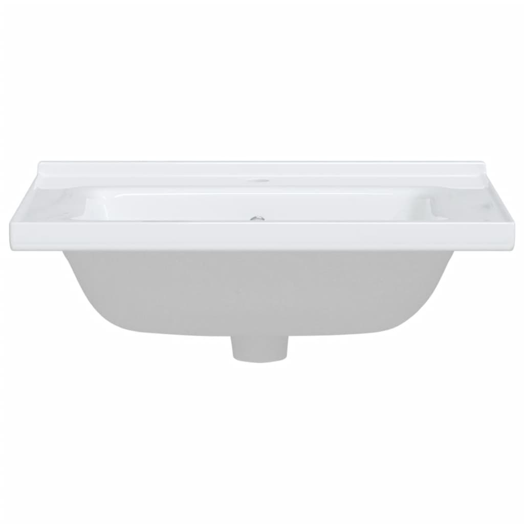 vidaXL Rectangular Wash Basin 61x48x19.5 cm Ceramic White