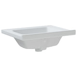 vidaXL Rectangular Wash Basin 61x48x19.5 cm Ceramic White