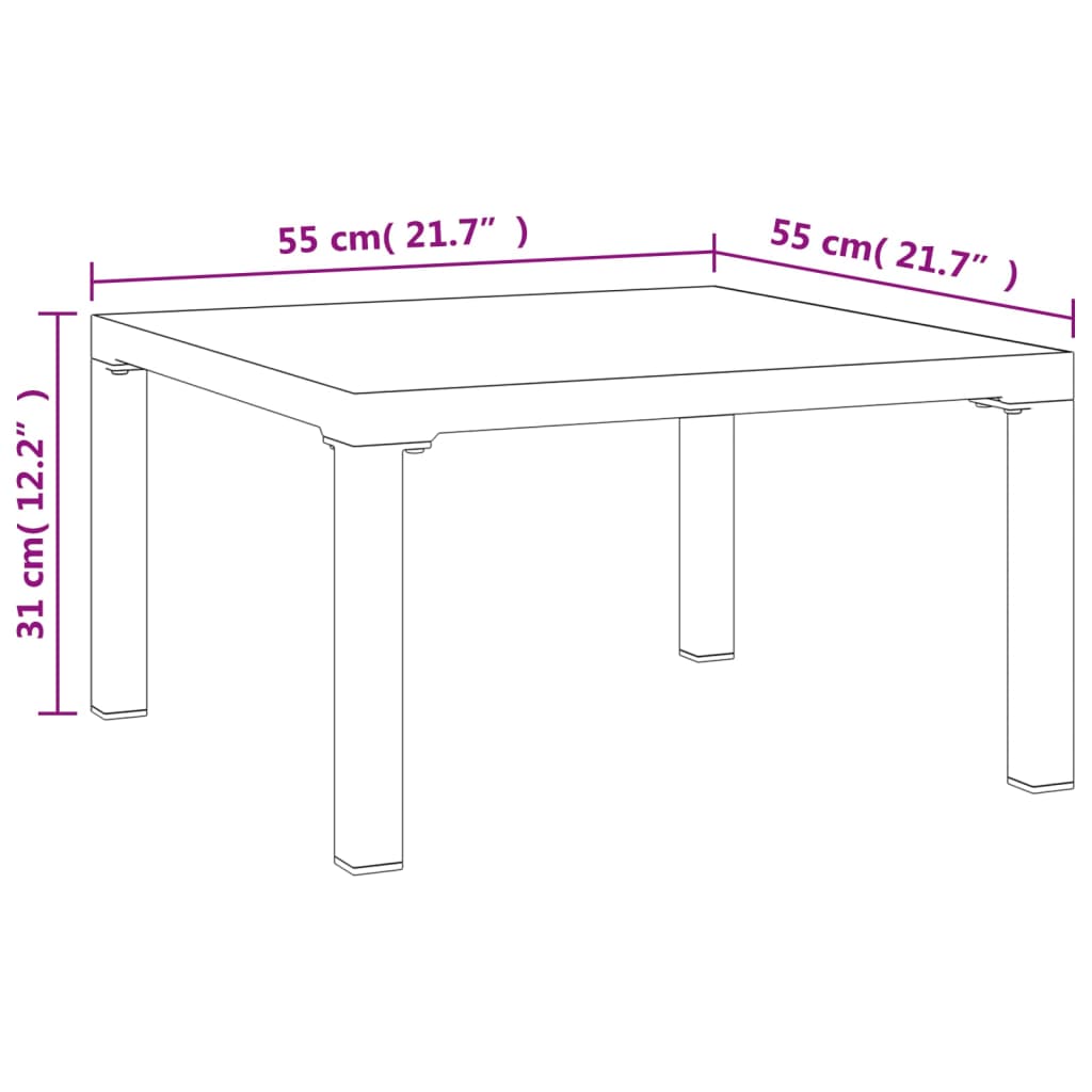 vidaXL 6-delige Loungeset poly rattan zwart en grijs