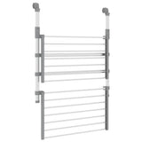 vidaXL Clothes Drying Rack for Balcony 54x25x42 cm Aluminium