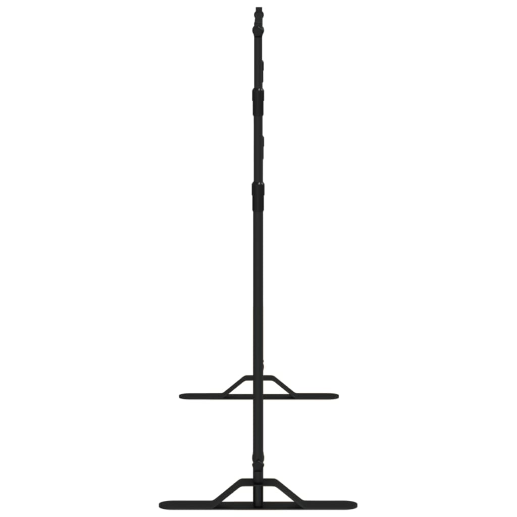 vidaXL Background Stand 254x243 cm Steel Black