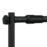 vidaXL Background Stand 254x243 cm Steel Black