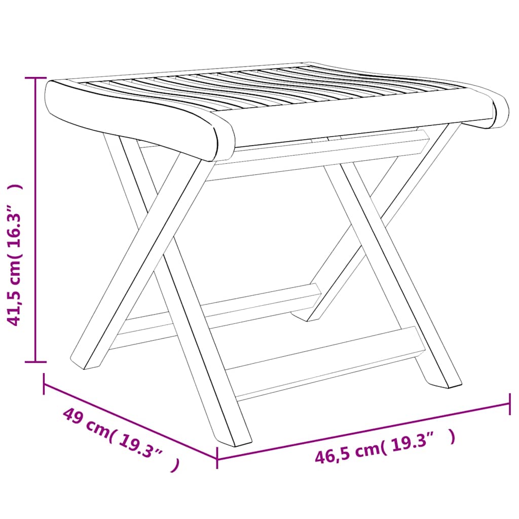 vidaXL 3-delige Loungeset massief teakhout