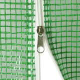 vidaXL Tuinkas met stalen frame 12 m² 4x3x2 m groen