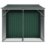 vidaXL Tuinschuur 277x192,5x179 cm gegalvaniseerd staal groen
