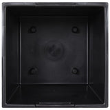 vidaXL Jardinière bac amovible aspect rotin 11/26,5 L PP anthracite