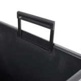vidaXL Jardinière bac amovible aspect rotin 11/26,5 L PP anthracite