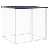 vidaXL Chicken Coop with Roof 103x98x90 cm Galvanised Steel Anthracite