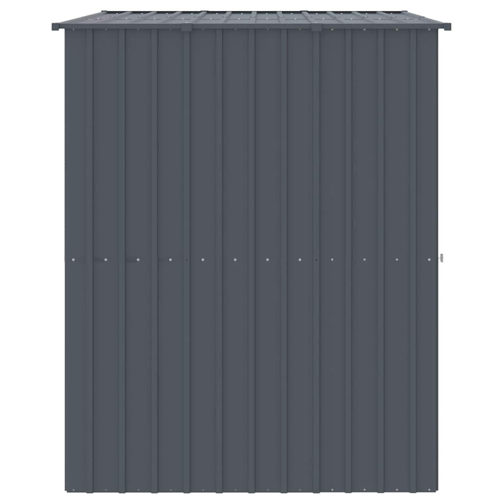 vidaXL Dog Kennel with Roof 214x153x181 cm Galvanized Steel Anthracite