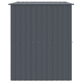 vidaXL Dog Kennel with Roof 214x153x181 cm Galvanized Steel Anthracite