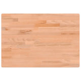 vidaXL Werkbank 80x55x81,5 cm massief beukenhout en metaal