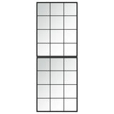 vidaXL Wandspiegels 2 st 80x60 cm metaal zwart