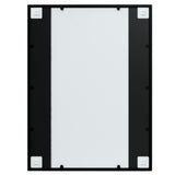vidaXL Wandspiegels 2 st 80x60 cm metaal zwart