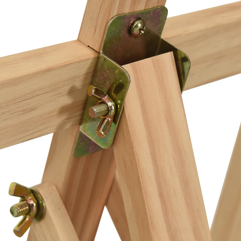 vidaXL Artist Easel 53.5x95x127 cm Solid Pine Wood