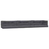 vidaXL Pallet Cushions 7 pcs Fabric Anthracite