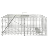 vidaXL Animal Trap 64.5x25x26.5 cm Galvanized Iron