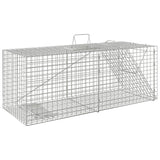 vidaXL Animal Trap 64.5x25x26.5 cm Galvanized Iron