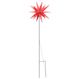 vidaXL Christmas Lights with Ground Spike and LEDs 3 pcs 57 cm Red