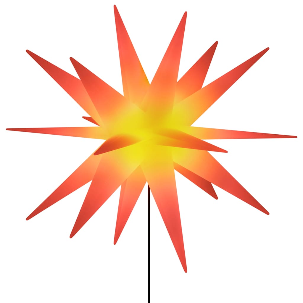 vidaXL Christmas Lights with Ground Spike and LEDs 3 pcs 57 cm Red