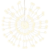 vidaXL Éclairage de fête 2 pièces 140 LED chaudes 17 cm