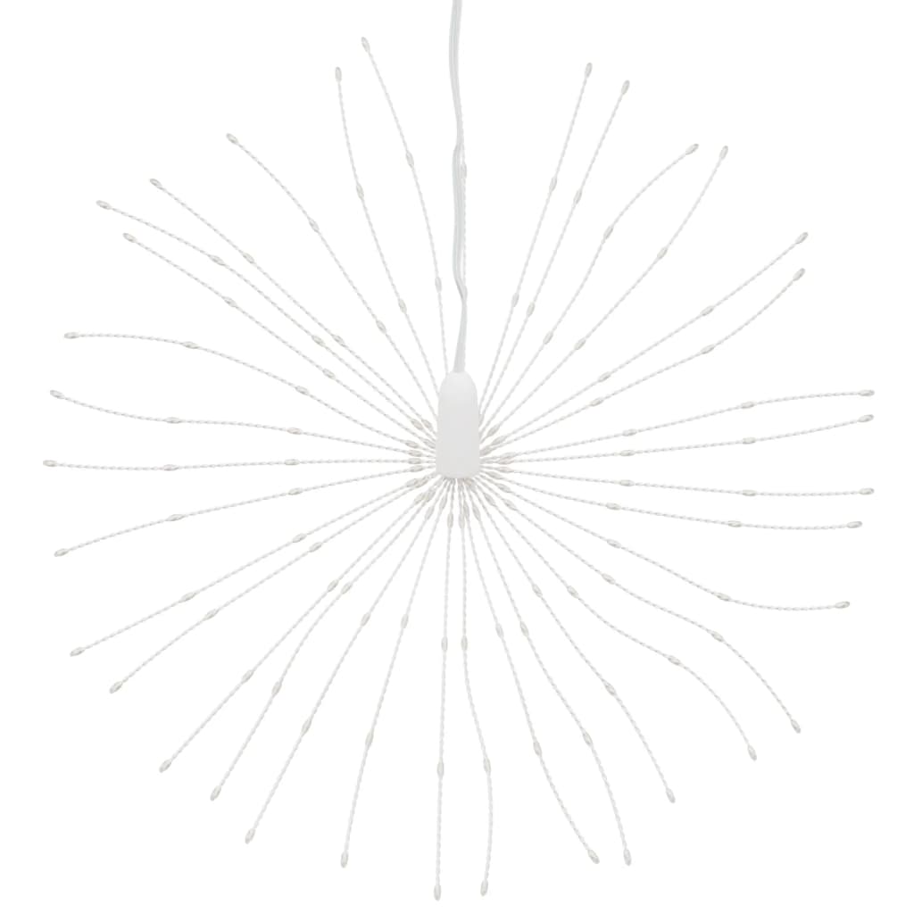 vidaXL Éclairage de fête 2 pièces 140 LED chaudes 17 cm