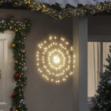 vidaXL Éclairage de fête 2 pièces 140 LED chaudes 17 cm