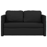 vidaXL Slaapbank vloermodel 2-in-1 112x174x55 cm kunstleer zwart