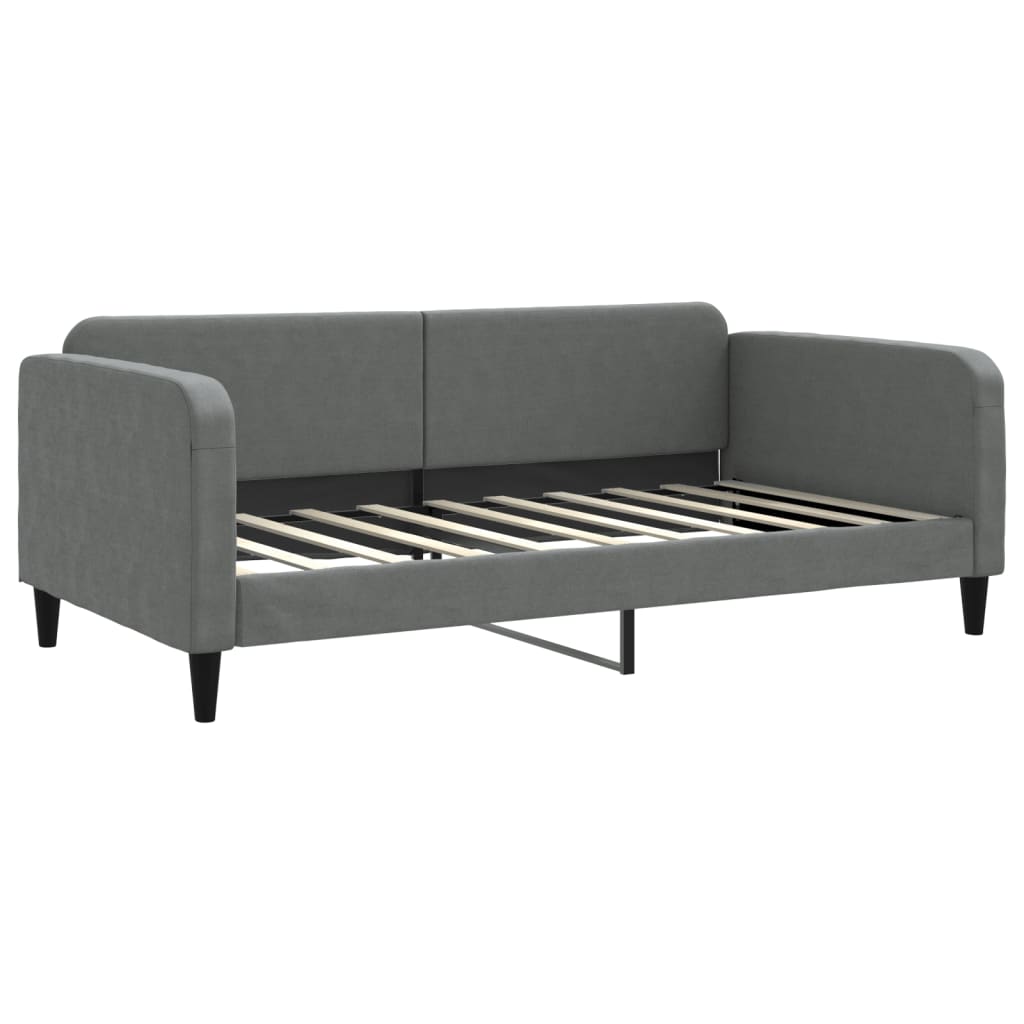 vidaXL Slaapbank 100x190 cm stof lichtgrijs