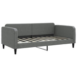 vidaXL Slaapbank 100x190 cm stof lichtgrijs