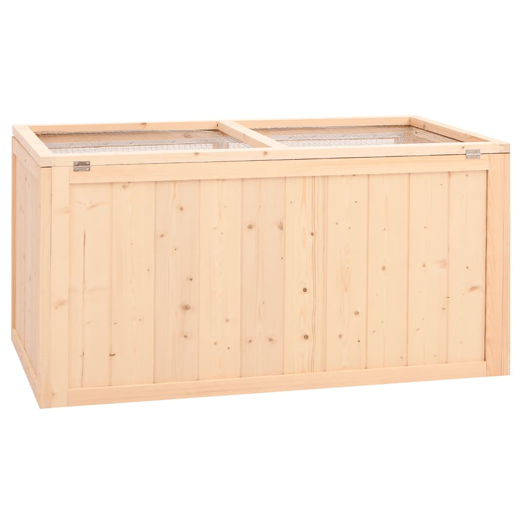 vidaXL Hamsterkooi 104x52x54 cm massief vurenhout
