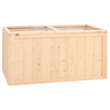 vidaXL Hamsterkooi 104x52x54 cm massief vurenhout